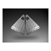 Wing Top Protector Kit - Silver Treadplate | Defender 2007-2016