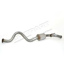 Rear Exhaust Pipe with Silencer - 2.2 Puma Diesel, Defender 110/130