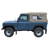 Canvas Hood with Windows - 90 Wheelbase Soft Top | Defender 1987-2006