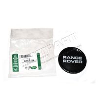 Wheel Centre Cap - Black - With Logo | Range Rover Classic