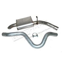 Exhaust Silencer And Tailpipe