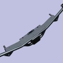 Rear Step - 110, Dual-Height Tow Bracket | Defender 1987-2006