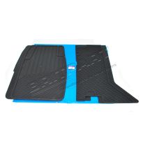 Front and Rear Rubber Floor Mat Kit - Discovery 1