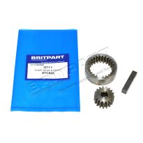 Oil Pump Gear and Shaft - LT77 | Defender, Discovery 1, Range Rover Classic