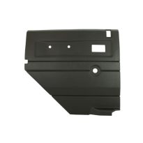 Door Card - Rear - LH - Push Button - Man Window - Black | Def To 06