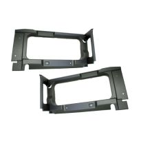 Surround Trims - Rear Windows - W/ Cut Outs - Dk Grey | Def 90 To 2016