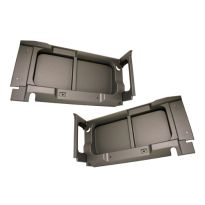 Side Panel Trims - Rear - W/O Cut Outs - Light Grey | Def 90 To 2016