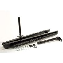 Rock Sliders - With Tree Bars - Black - Pair | Defender 90 To 2016