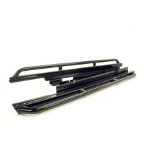 Rock Sliders - With Tree Bars - Black - Pair | Discovery 1 5 Door