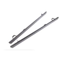 Rock Sliders - Without Tree Bars - Black - Pair | Defender 110 To 2016