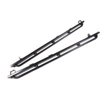 Rock Sliders - With Tree Bars - Black - Pair | Defender 130 To 2016