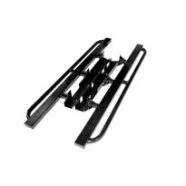 Rock Sliders - With Tree Bars - Black - Pair | Range Rover P38