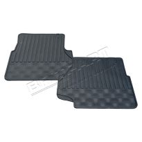 Front Rubber Floor Mat Kit - Moulded Footwell Liners | Defender 2007-2016
